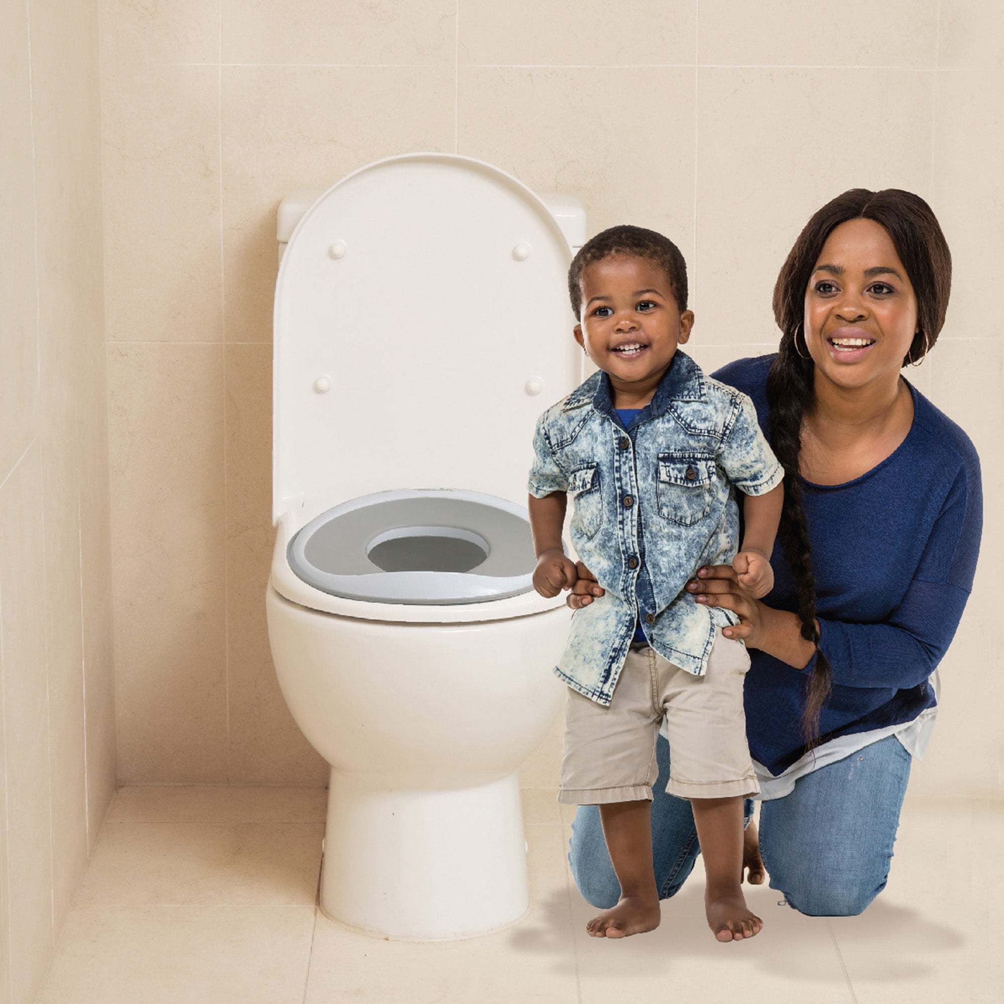 NEW EZY-Toiler Trainer Seat Grey