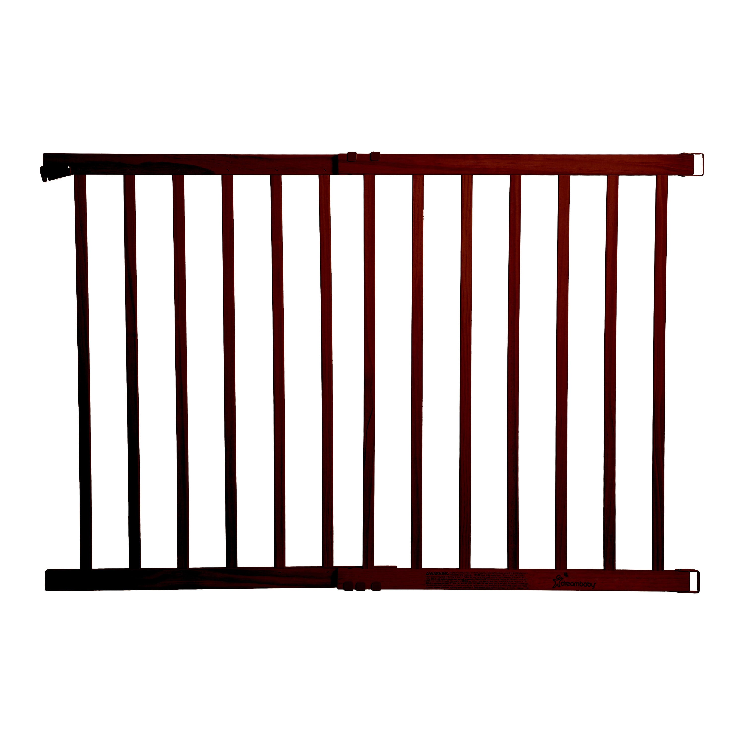 NELSON ADJUSTABLE WOOD GATE ESPRESSO