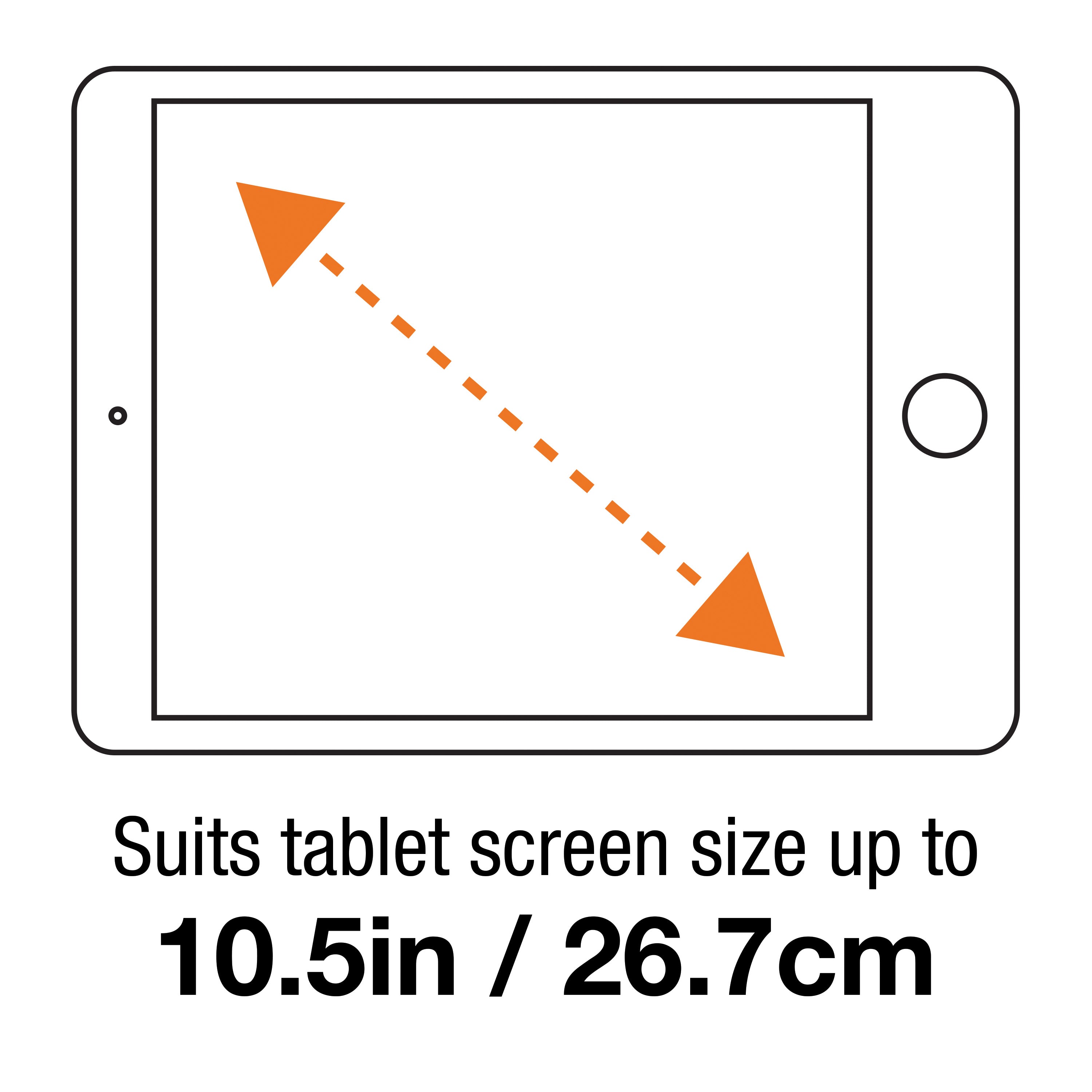 NEW Car Back Seat Tablet Holder & Mirror Grey