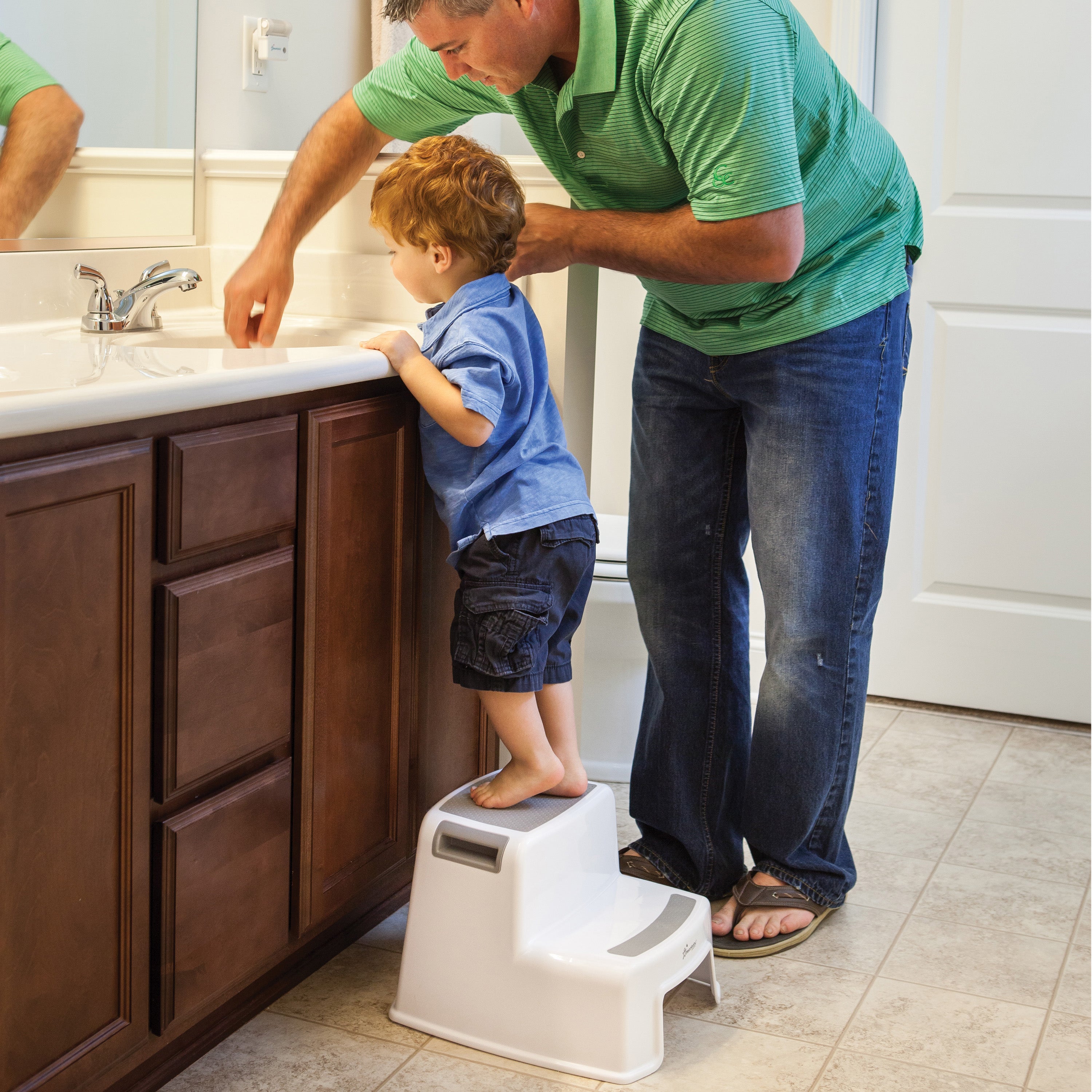 2-Step Stool - Grey